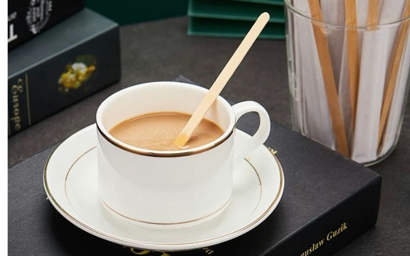 Custom Branded Wooden Stirrers for Airlines Custom Branded Wooden Stirrers for Airlines